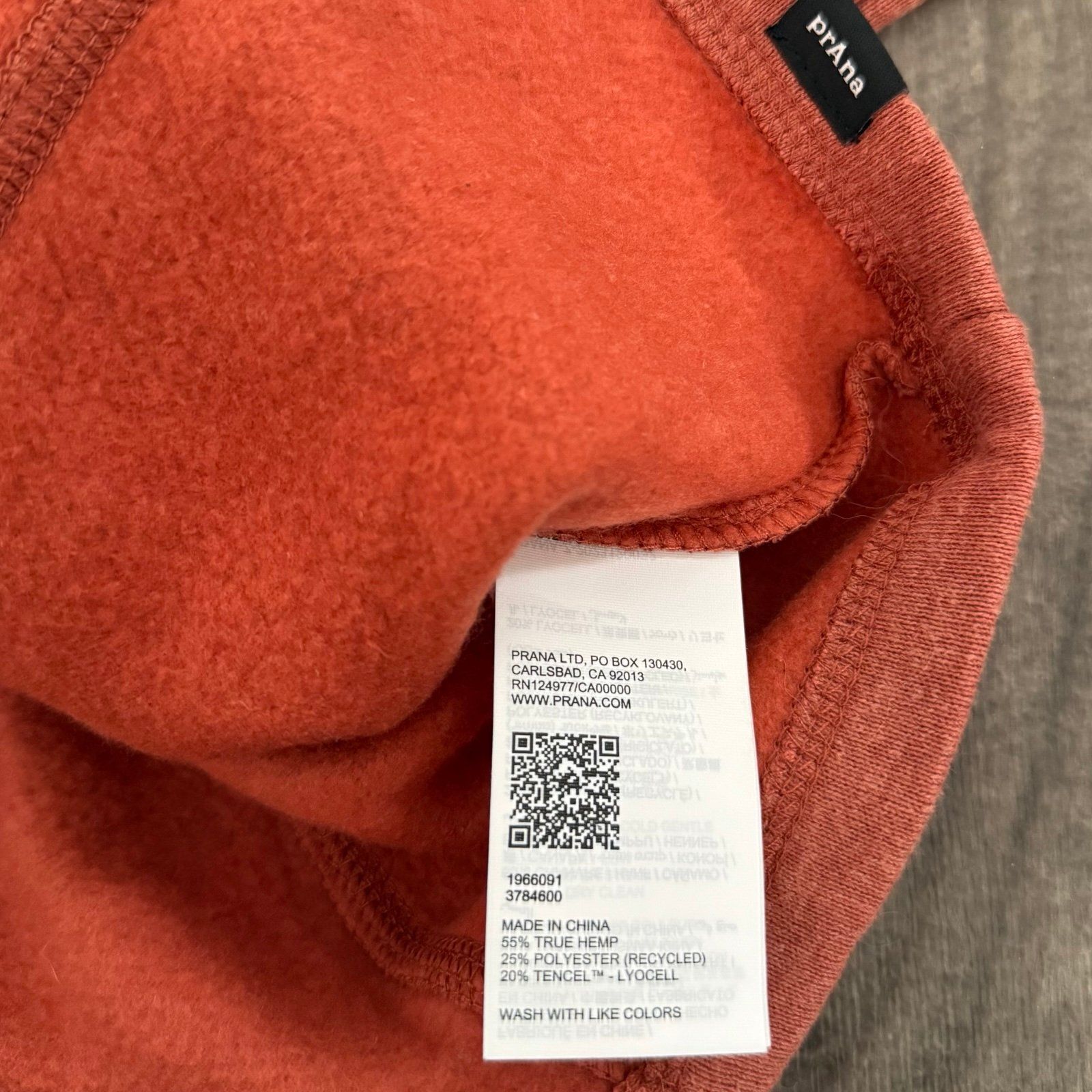Prana Daily Tunic Dress Hooded In Terracotta — image 5 of 7